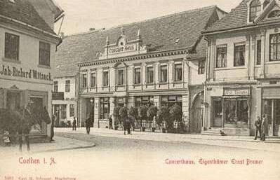 Conzerthaus 1900 - Foto wurde mir von Tilo van den Berge zugesandt.
