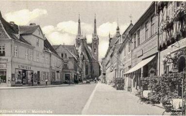 Köthen um 1910 - Foto wurde mir von Tilo van den Berge zugesandt.