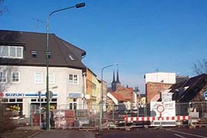 Baustelle Hallesche Strasse