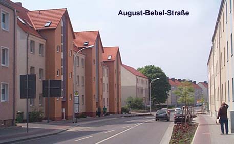 Richtung Neubaugebiet